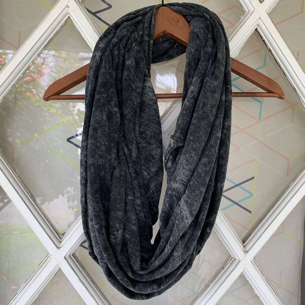 American Apparel acid wash circle scarf